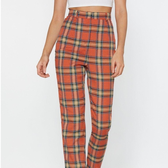 Nasty Gal Plaid Pants - Picture 2 of 9